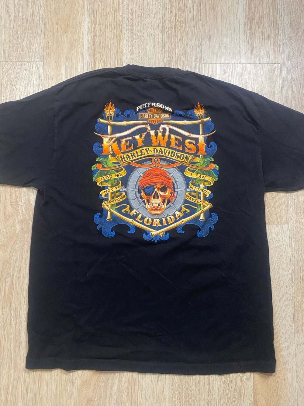 Harley-Davidson Key West Florida T-Shirt Size XL Black